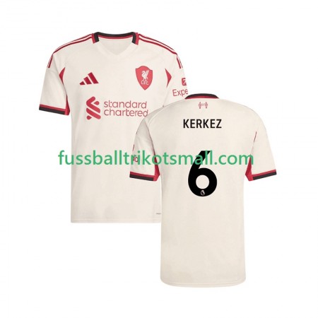 Fußballtrikots Liverpool Milos Kerkez 6 2025-2026 Kurzarm Auswärts-trikot kaufen